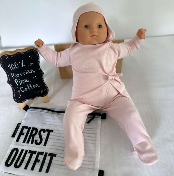 Newborn First Outfit Rose